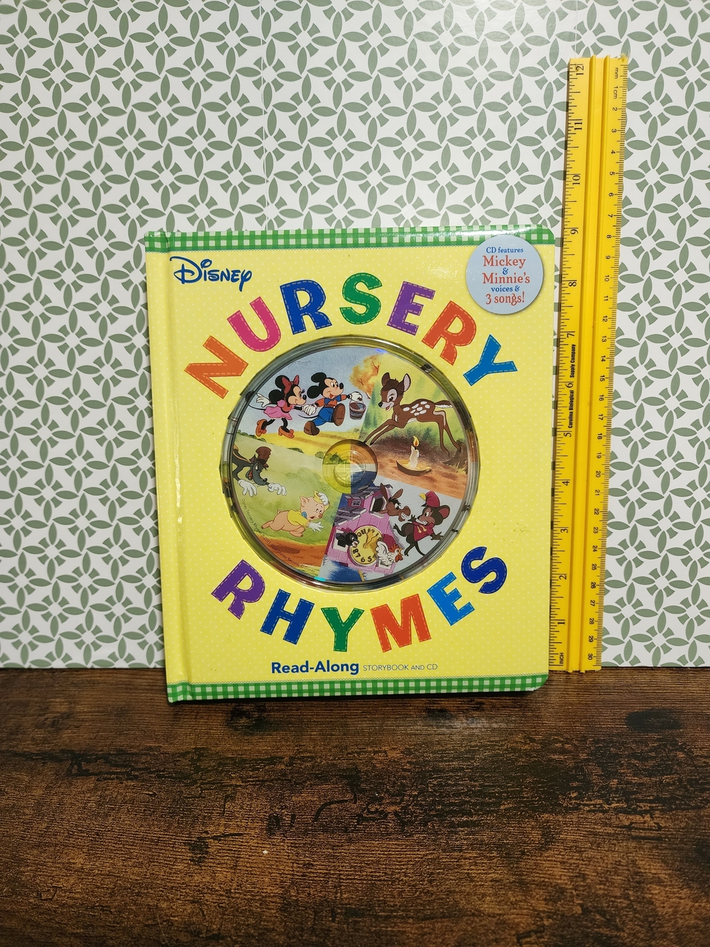 Disney Nursery Rhymes Read-Along Book & CD - Like New